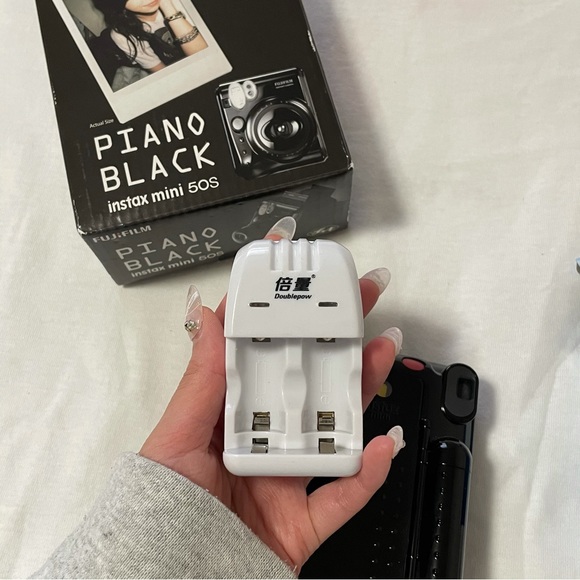 nwt fujifilm instax mini 5os piano black - Picture 3 of 3